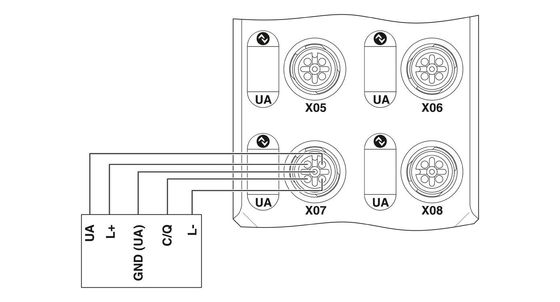 IP65/IP67 Уровень защиты 2701536 AXL E ETH IOL8 DI4 M12 6P Цифровой модуль