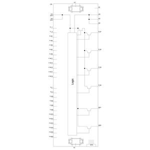 3SK2 Базовый блок ретранслятора безопасности 3SK2122-2AA10 с терминалом шириной 45 мм и пружиной