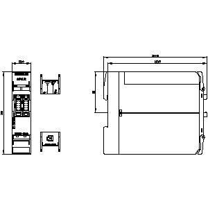 SIRIUS 3SK2 PROFINET Базовый блок релета безопасности с пружинным терминалом ширина 22 5 мм