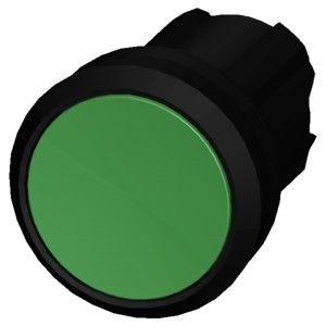 Не освещенный зеленый пластик 3SU1000-0AB40-0AA0 SIRIUS ACT кнопка с плоской кнопкой