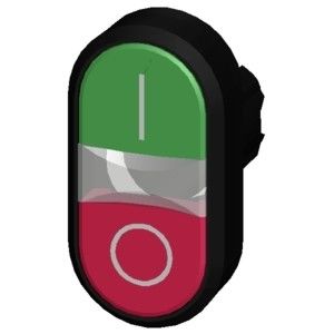 3SU1000-3AB42-0AK0 SIRIUS ACT Двойной кнопка пластмассовый не освещенный флеш Моментальный зеленый/красный