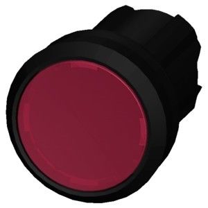 Зажигаемая красная плоская кнопка 3SU1001-0AB20-0AA0 SIRIUS ACT Кнопка пластика