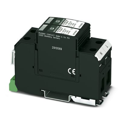 240V AC L-PE / N-PE защитник от перенапряжения для 2 полюсов VAL-MS-EE-T2-2 0-385-FM