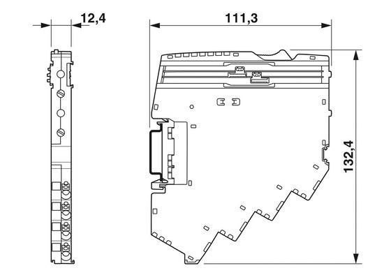 CAPAROC E2 12-24DC/2-10A Электротехнический выключатель с двумя полюсами