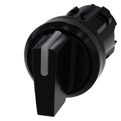 SIRIUS ACT Selector Switch 3 позиции Пластиковая короткая ручка 3SU1002-2BM10-0AA0 Черная