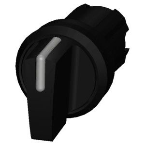 SIRIUS ACT Selector Switch 3 позиции Пластиковая короткая ручка 3SU1002-2BM10-0AA0 Черная