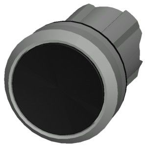 PLC 3SU1050-0AB10-0AA0 Металлическая блестящая не освещенная плоская кнопка Черная кнопка SIRIUS ACT