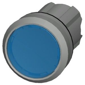 PLC 3SU1051-0AB50-0AA0 Металлическая блестящая освещенная плоская кнопка Синяя кнопка SIRIUS ACT