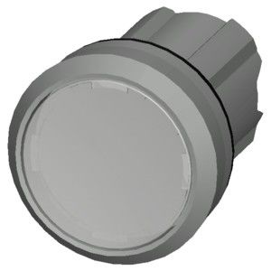 3SU1051-0AB60-0AA0 SIRIUS ACT Кнопка с металлической блестящей освещенной плоской кнопкой белого цвета