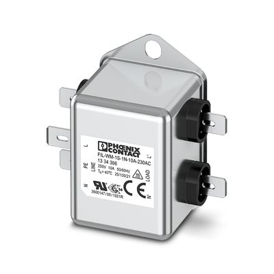 1334398 FIL-WM-1S-1N-10A-250V AC 50/60 Hz EMC фильтр для подавления электрического шума