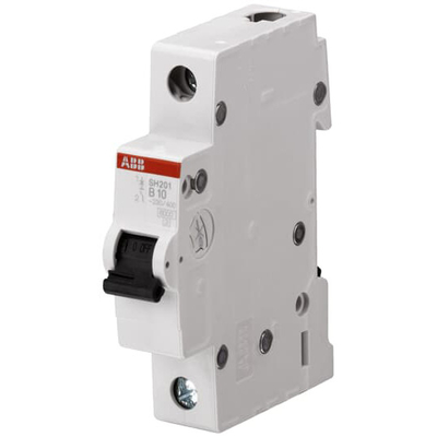 SH201-C8NA Миниатюрный выключатель 1 NP C 8 A Совместимость частот 50 Гц Подходит