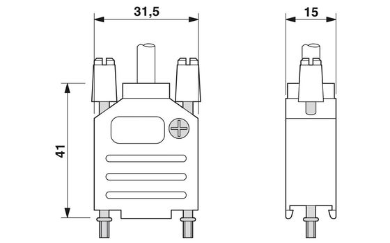 Эффективность 2749550 SCT-D-SUB 9-KG Shell с номинальным напряжением