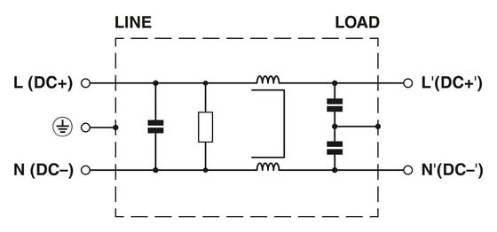 230AC EMC Filter FIL-WM-1S-1N-6A-50 Hz 60 Hz Назначенное напряжение AC Номинальная центральная частота