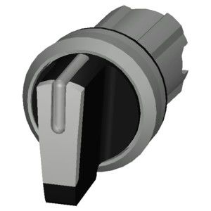 3SU1052-2BM60-0AA0 Металлическая блестящая короткая ручка 3 позиции Белый переключатель SIRIUS ACT Selector