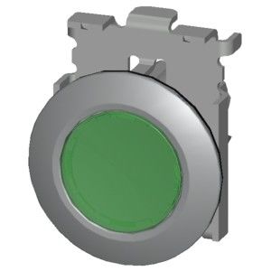 Металлический матовый зеленый кнопка SIRIUS ACT с вставной установкой PLC 3SU1061-0JA40-0AA0