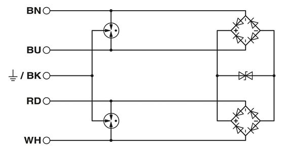 Защита от перенапряжений 24 В DC 2800036 S-PT-4-EX-24DC