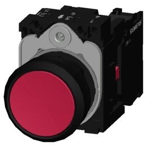 3SU1100-0AB20-1CA0 SIRIUS ACT Комплексная установка Кнопка-нажимник Пластиковый плоский красный винтовой терминал