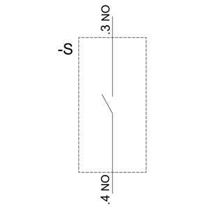 3SU1100-0AB40-1BA0 Зелёная пластиковая плоская кнопка Моментная кнопка с винтовым терминалом