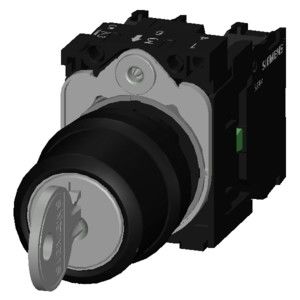 3SU1100-4BL11-1NA0 RONIS Пластиковый SIRIUS ACT Полный блок с 3-позиционным переключателем