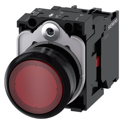 PLC 3SU1102-0AB20-1CA0 SIRIUS ACT Кнопка пластика с красным освещением