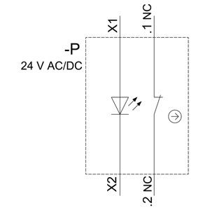 PLC 3SU1102-0AB20-1CA0 SIRIUS ACT Кнопка пластика с красным освещением