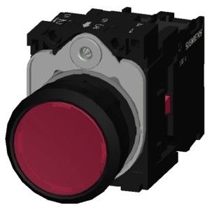 PLC 3SU1102-0AB20-1CA0 SIRIUS ACT Кнопка пластика с красным освещением