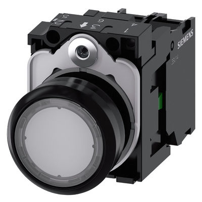 3SU1102-0AB70-1BA0 SIRIUS ACT Полная единица кнопки для пластиковых освещенных плоских кнопок