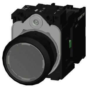 3SU1102-0AB70-1BA0 SIRIUS ACT Полная единица кнопки для пластиковых освещенных плоских кнопок