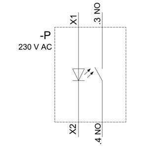 PLC 3SU1106-0AB40-1BA0 SIRIUS ACT Полный блок Нажатие кнопки Пластмассовый освещенный плоский моментный