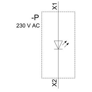 230 Вт переменного тока пластмассовый желтый SIRIUS ACT Pilot Light Flush с гладким объективом 3SU1106-6AA30-1AA0