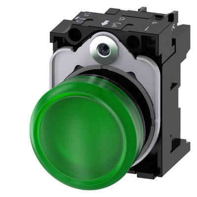 Управление с помощью 3SU1106-6AA40-1AA0 SIRIUS ACT Complete Unit Pilot Light