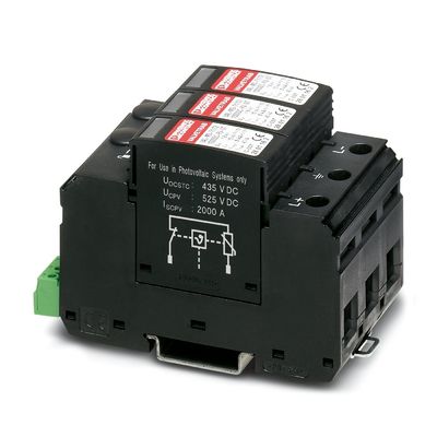 2801161 VAL-MS-T1/T2 1000DC-PV/2 V-FM Класс 1/2 Молниеносный защитник для 3 полюсов