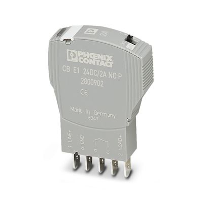 24 V постоянное номинальное напряжение 2800902 CB E1 24DC/2A NO P Электротехнический выключатель