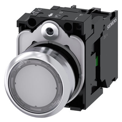 PLC 3SU1152-0AB70-1BA0 Мимолетная металлическая блестящая освещенная плоская кнопка SIRIUS ACT кнопка