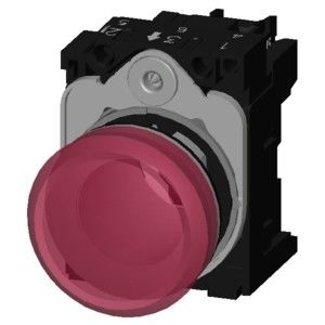 Гладкая линза 3SU1152-6AA20-1AA0 Пилотный свет для SIRIUS ACT Светлый металл блестящий