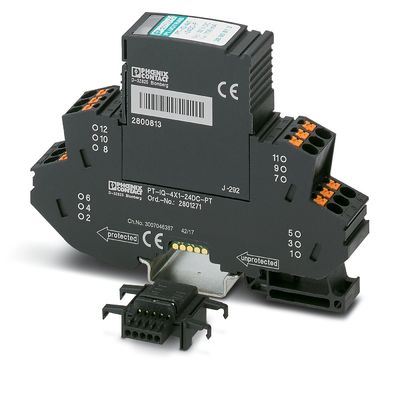 24 Вт постоянного тока 4 полюса PT защитник от перенапряжения PT-IQ-4X1-24DC-PT для систем PT
