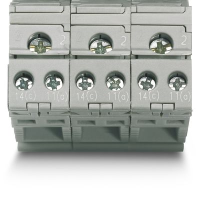 277 В номинальное напряжение 2801305 CB 1/10-1/10 UT-BE Сиденье с 3 полюсами