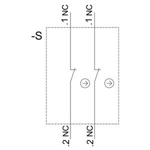 Передний винтовой терминал 2NC контактный модуль для ПЛК 3SU1400-1AA10-1EA0 SIRIUS ACT