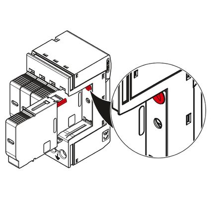 240 V AC 4 Pole 2804403 VAL-CP-MOSO 60-3S-FM Защита от перенапряжений типа 2