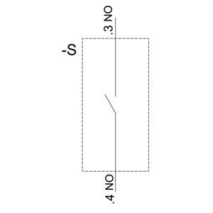PLC 3SU1400-1AA10-3BA0 Контактный модуль SIRIUS ACT для передней установки и приложений 1NO