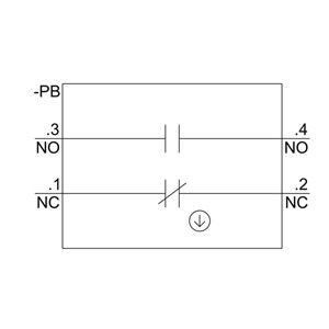 Передняя установка 1NO1NC PLC 3SU1400-1AA10-3FA0 Контактный модуль SIRIUS ACT с терминалом