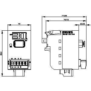 Продвинутые технологии PLC 3SU1400-1LK10-1AA1 SIRIUS ACT Profinet интерфейсный модуль черный
