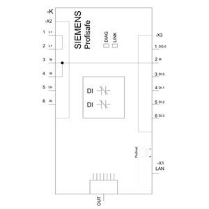 PLC 3SU1400-1LL10-1BA1 Профинет стандарт безопасности Black Sirius ACT Профинет интерфейсный модуль