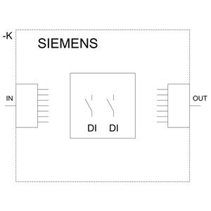 Удобный для пользователя ПЛК 3SU1400-1MA10-1BA1SIRIUS ACT PROFINET с терминальным модулем 2DI черный