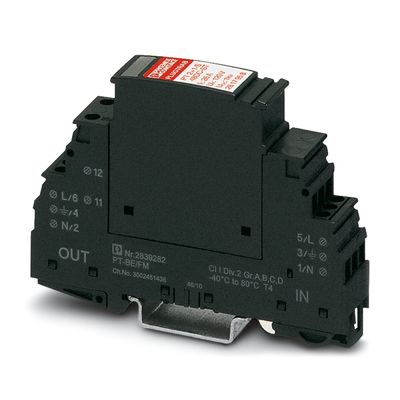 2817958 PT 2 1-S-48DC/FM Устройства защиты от перенапряжения типа 3 с двумя полюсами 48В постоянного тока