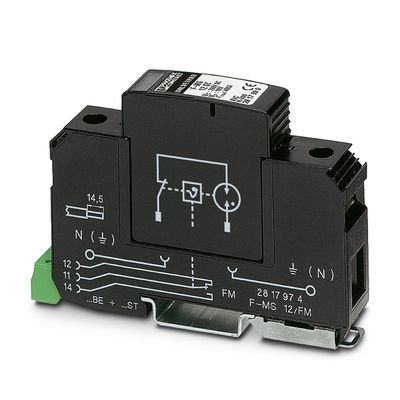 5V AC до 250V AC 2817974 F-MS 12/FM Защита от перенапряжения типа 2 с 2 полюсами и производительностью