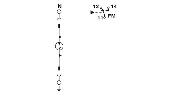 5V AC до 250V AC 2817974 F-MS 12/FM Защита от перенапряжения типа 2 с 2 полюсами и производительностью