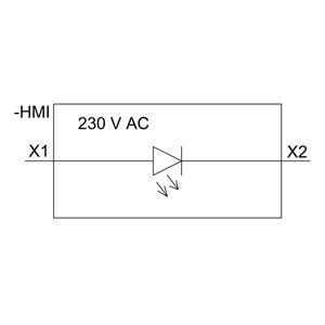 PLC 3SU1401-1BF20-1AA0 SIRIUS ACT светодиодный модуль с передней установкой и винтовым терминалом