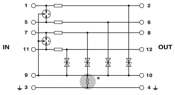 PT 5-HF- 5 DC-ST 2838762 Защитник от перенапряжений