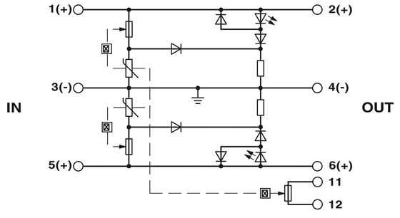Защита от перенапряжения PT 2X1VA-230AC-ST 2839198